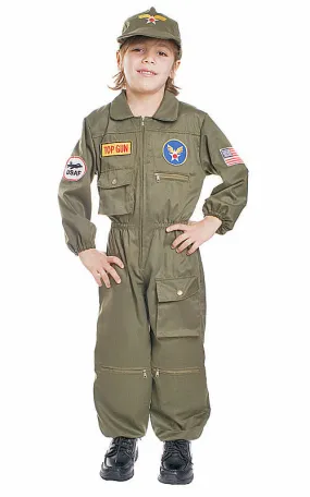 Kids Air Force Pilot Costume