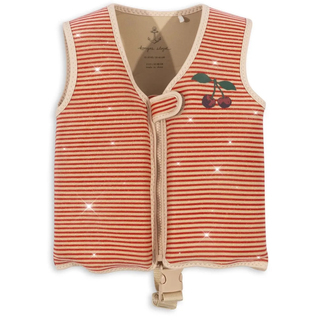 Konges Slojd - Gilet Flottaison - Rayures Scintillantes||Konges Slojd - Floating Vest - Glitter Stripe