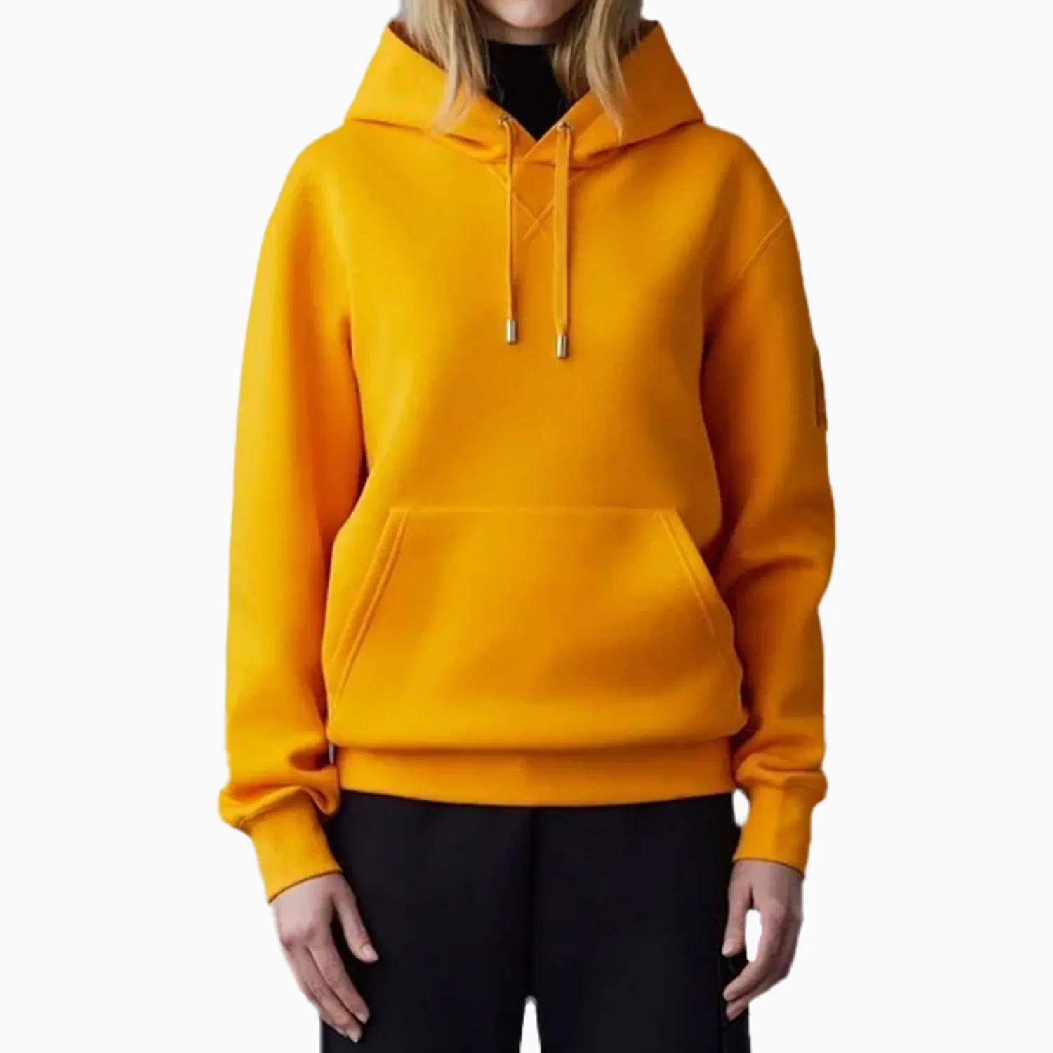 KRYS-R Velvet Embroidery Pull Over Hoodie