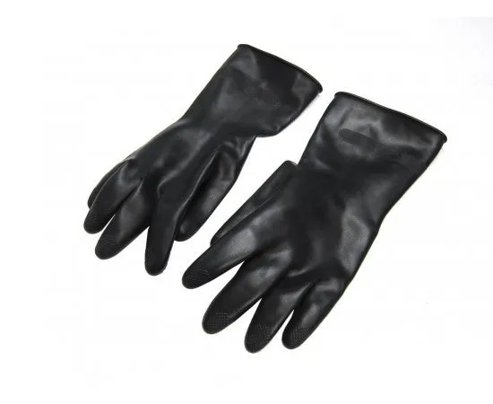 Kubi Black Rubber Latex 1.6mm Gloves