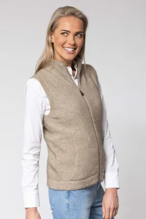 Ladies Gilet Zip Through Vest