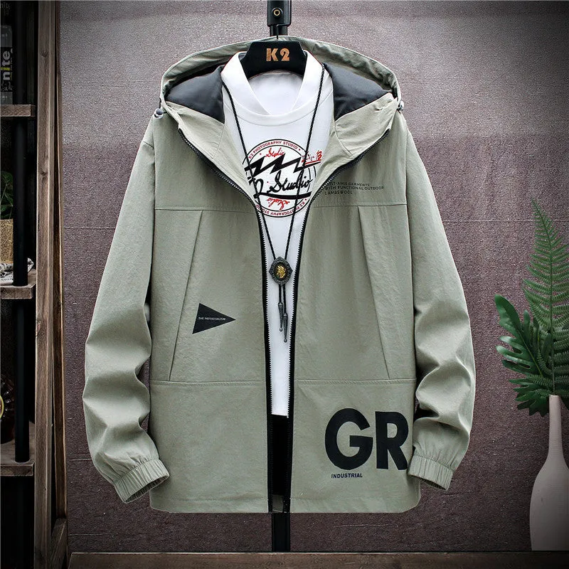 Large Size Simple Jacket Men