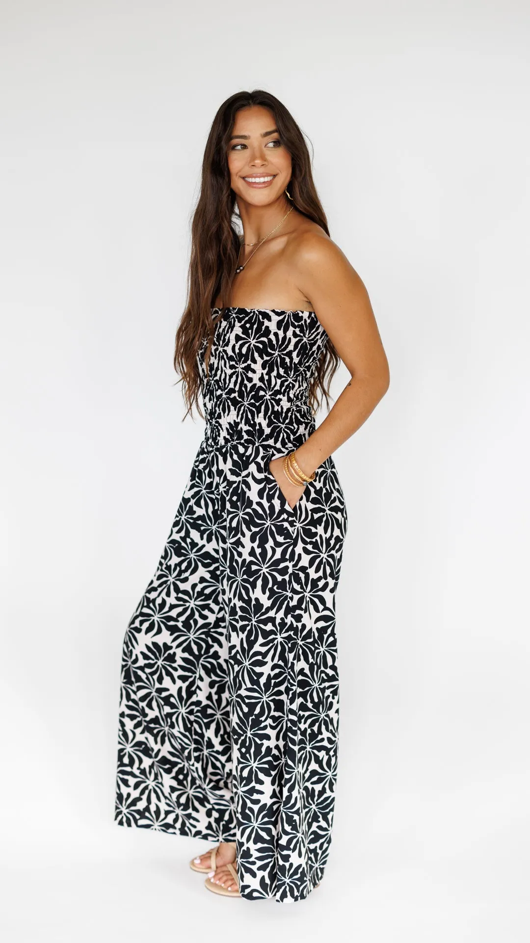 Lawai Jumpsuit / Aloha Black