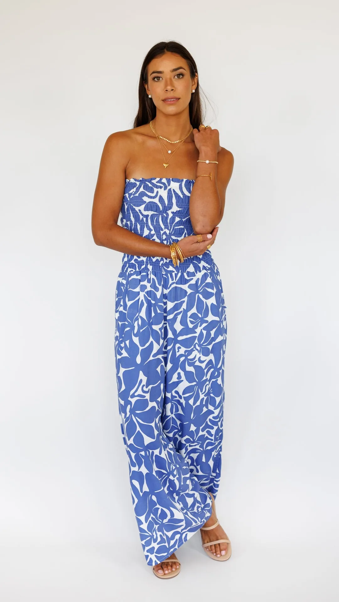 Lawai Jumpsuit / Honolulu Blu