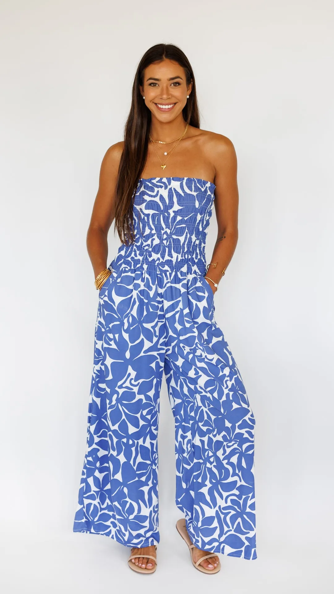 Lawai Jumpsuit / Honolulu Blu