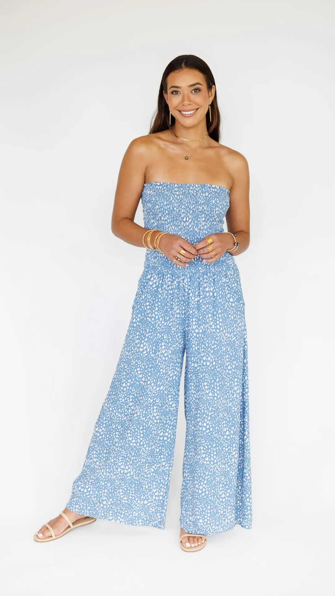 Lawai Jumpsuit / Speckled Sky