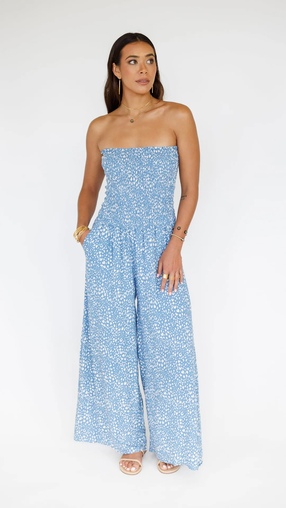 Lawai Jumpsuit / Speckled Sky