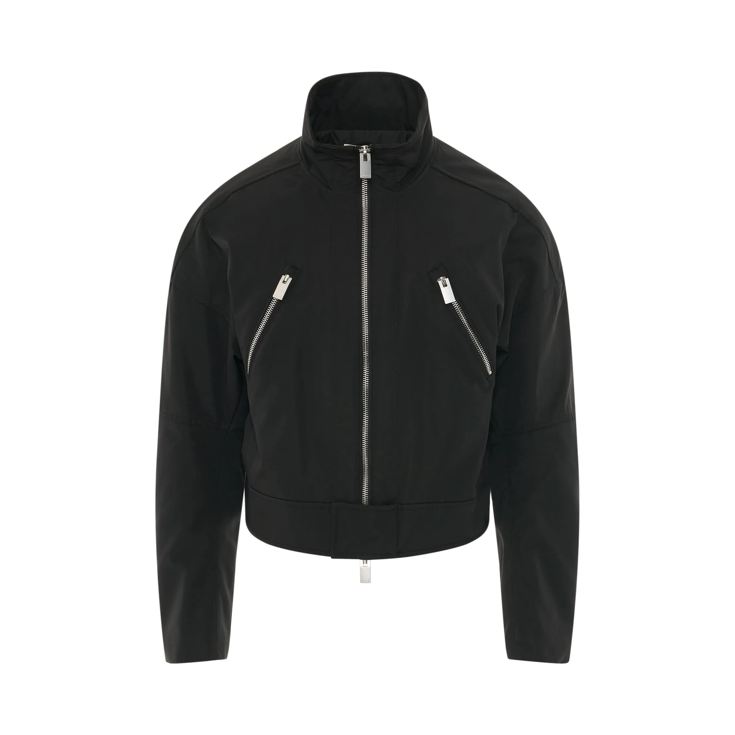 Logo Moto Jacket in Black