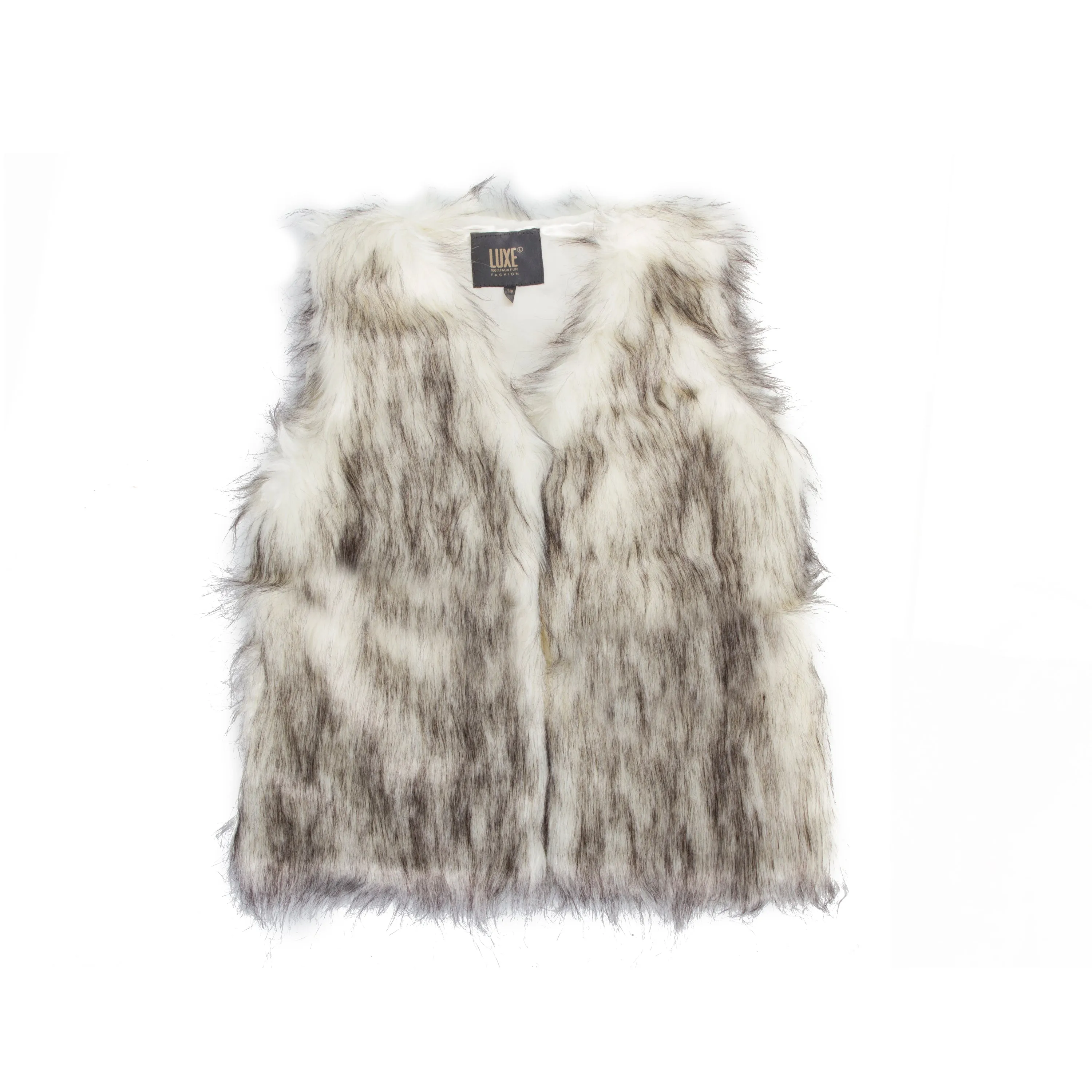 Luxe Fashion Classic Faux Fur Women Vest-1-Piece