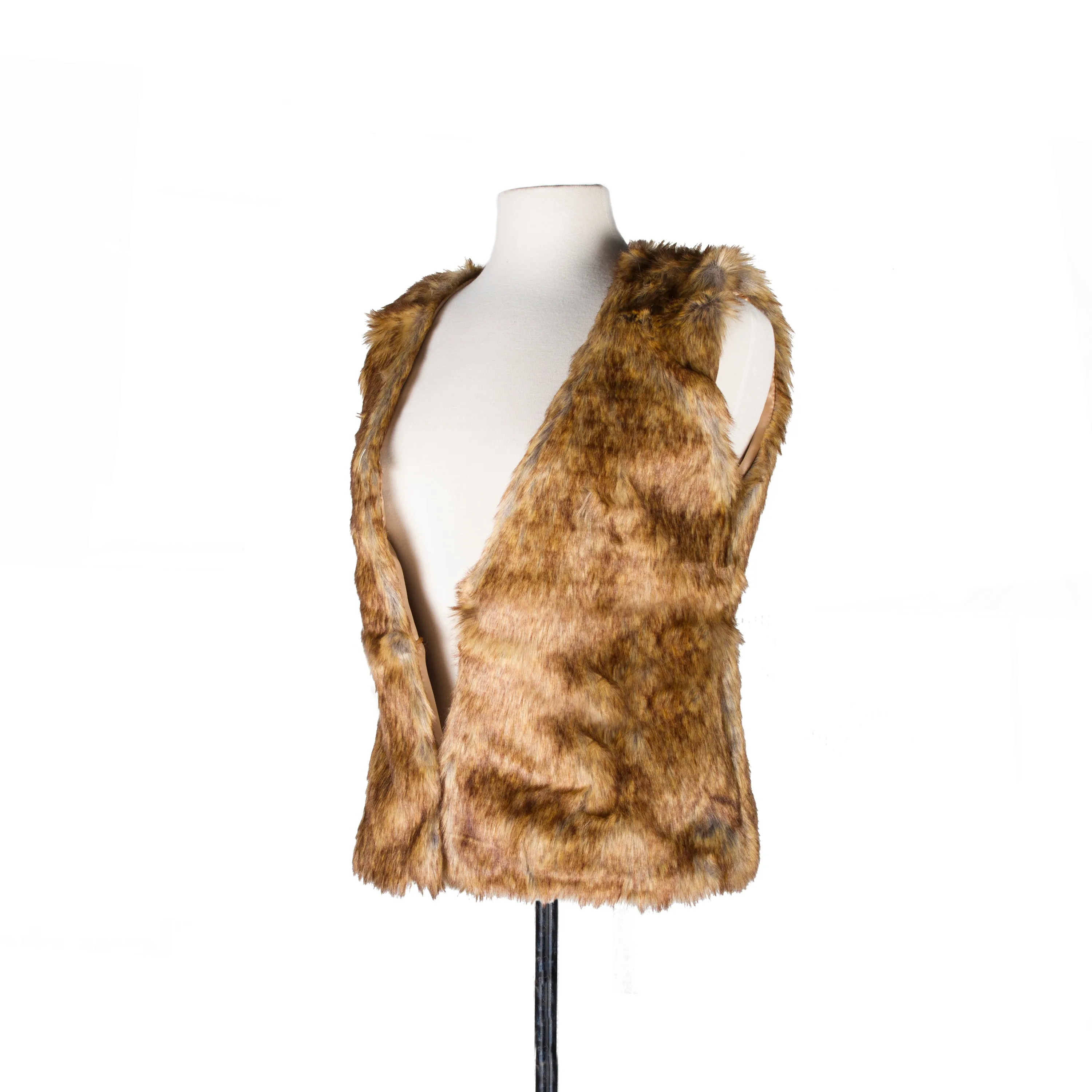 Luxe Fashion Classic Faux Fur Women Vest-1-Piece