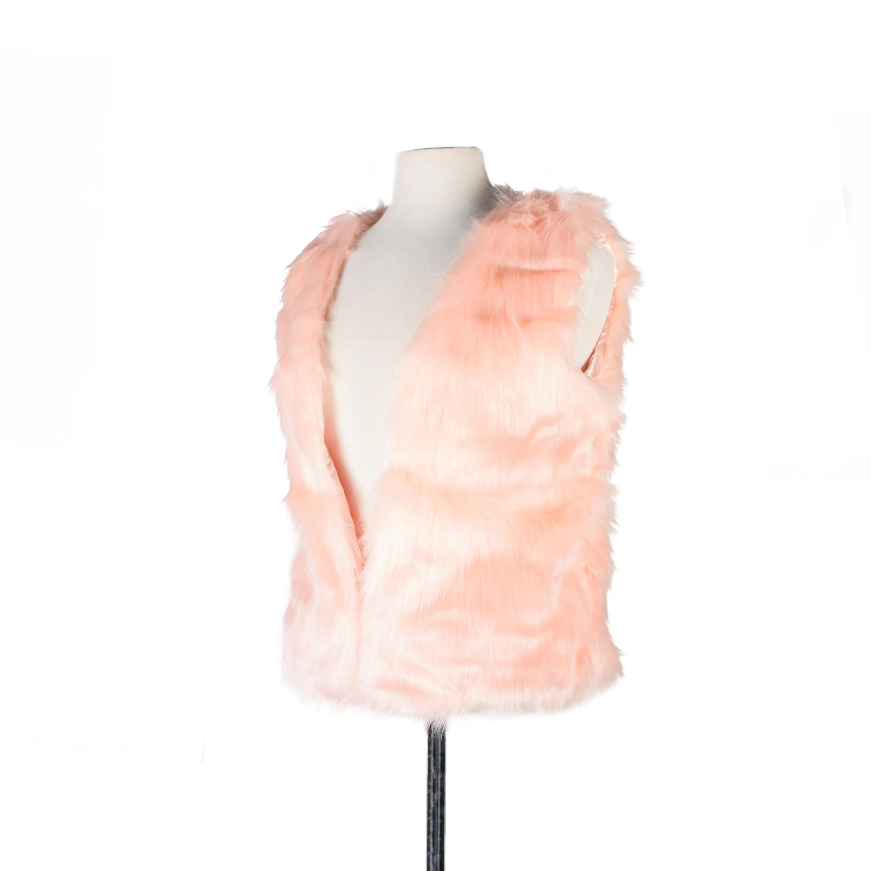 Luxe Fashion Classic Faux Fur Women Vest-1-Piece