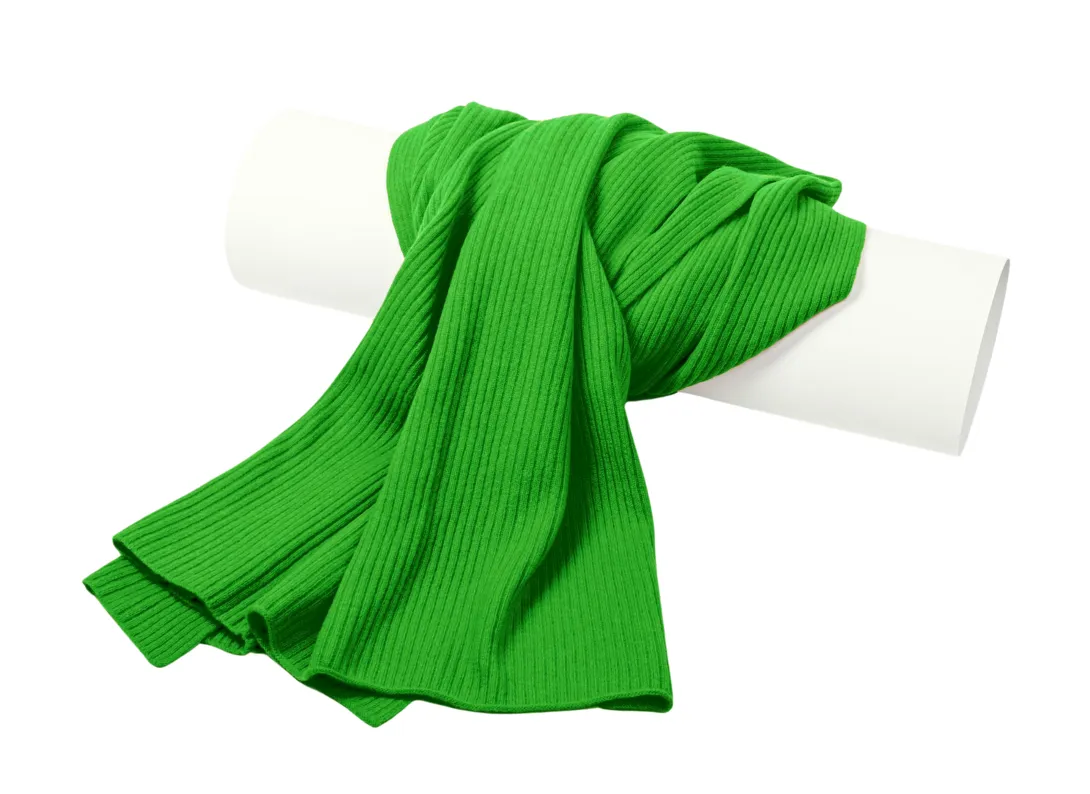 Luxurious Ribbed Cashmere Scarf