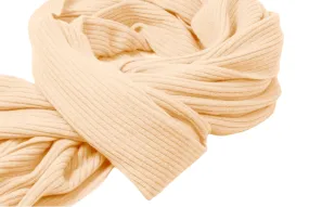 Luxurious Ribbed Cashmere Scarf