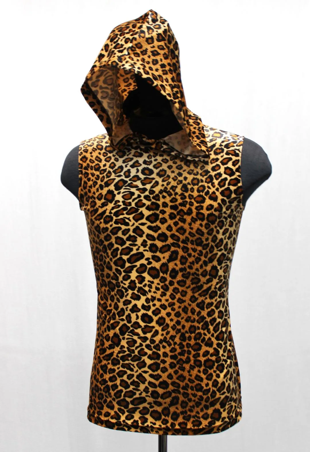 MEN'S HOODIE T - CHEETAH VELVET