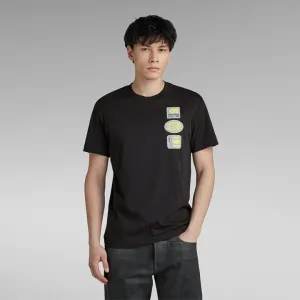 Multi Badge R T T-Shirt (Black) - GD239033366484