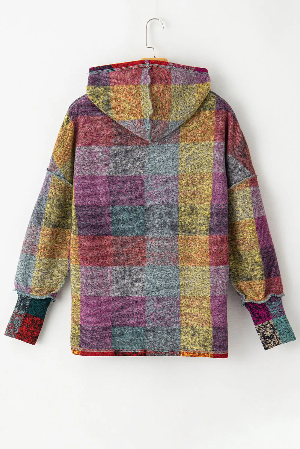 Multicolor Checkered Hoodie