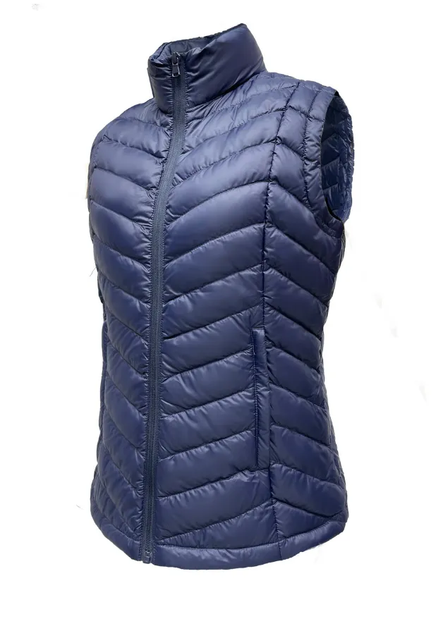 Navy Duck Down Vest