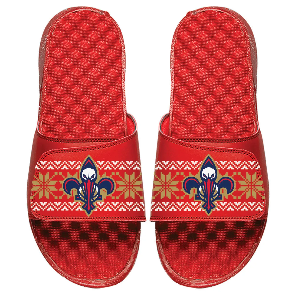 New Orleans Pelicans Ugly Sweater Slides