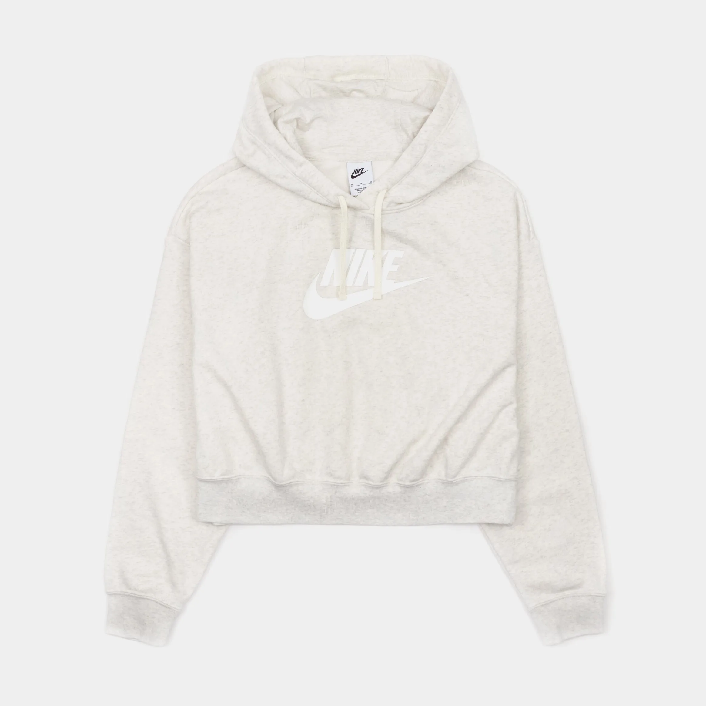 NSW Club Fleece Crop Womens Hoodie (White)