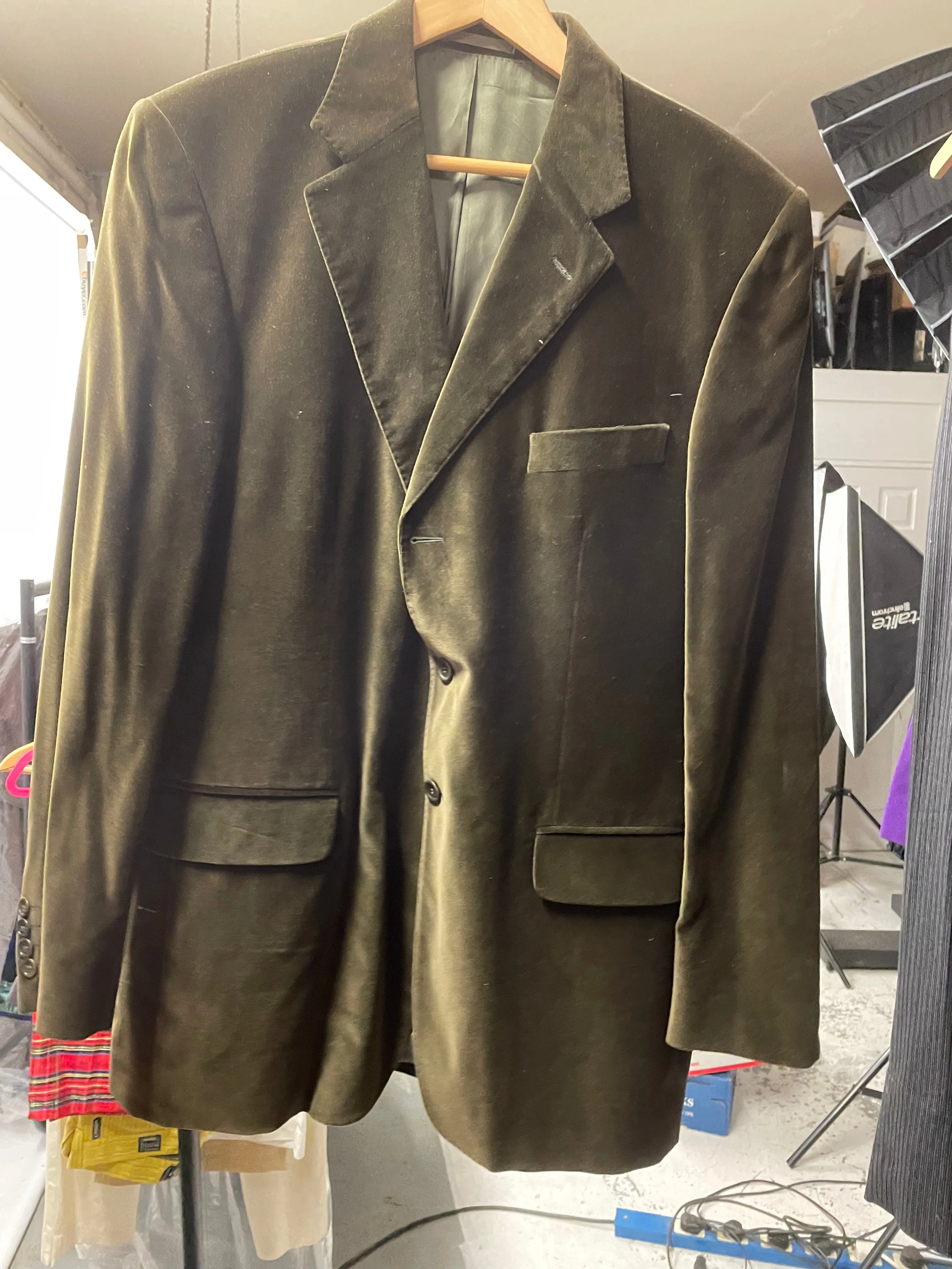 NT International Green Velvet Jacket