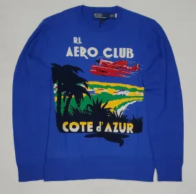 Nwt Polo Ralph Lauren Cote Azur RL Aero Club Cotton Sweater