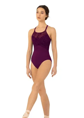 ON SALE Sahara Double Strap Camisole Leotard (Boysenberry)