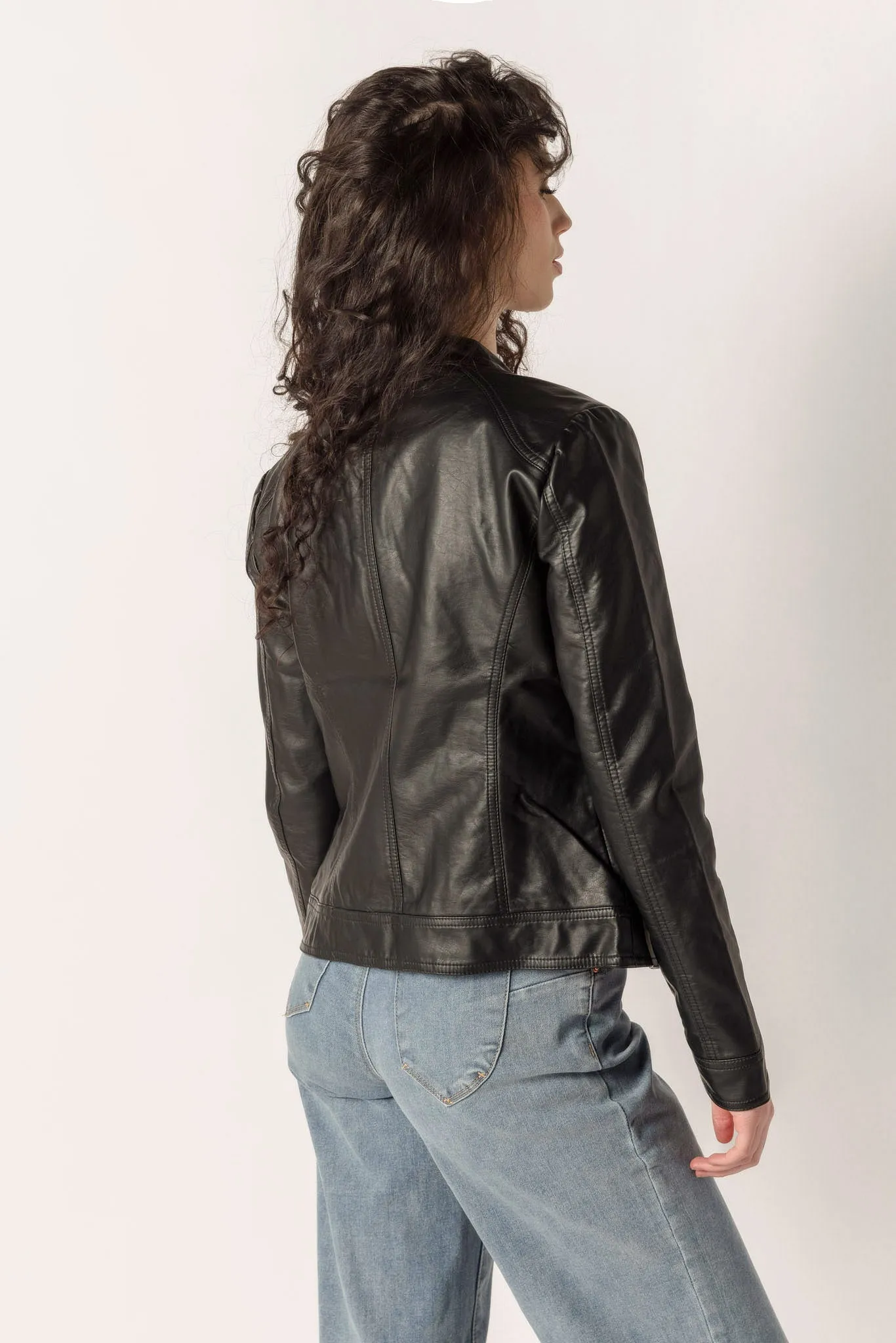 Only Bandit Faux Leather Jacket