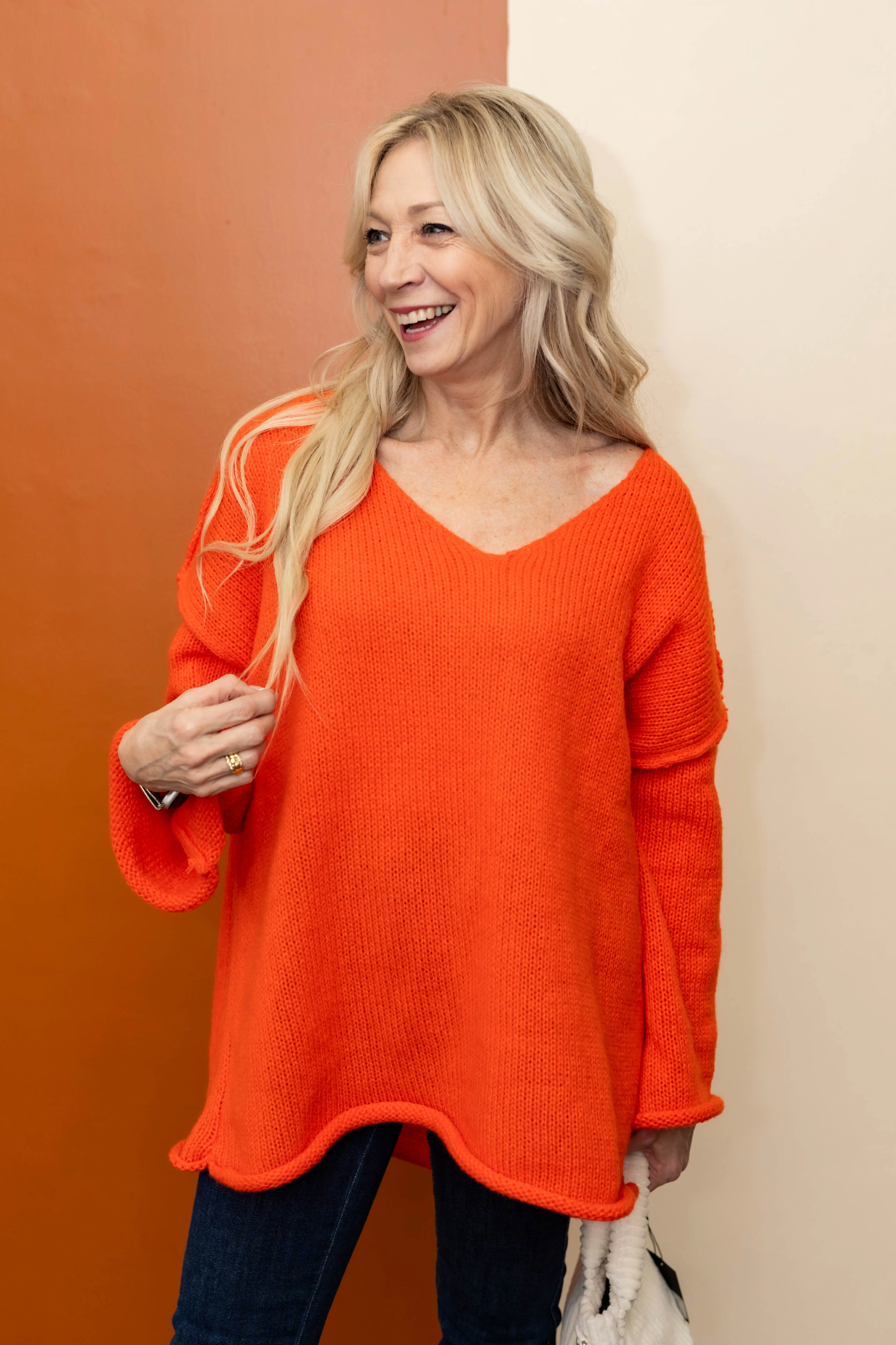 Orange You Glad It's Cozy Sweater