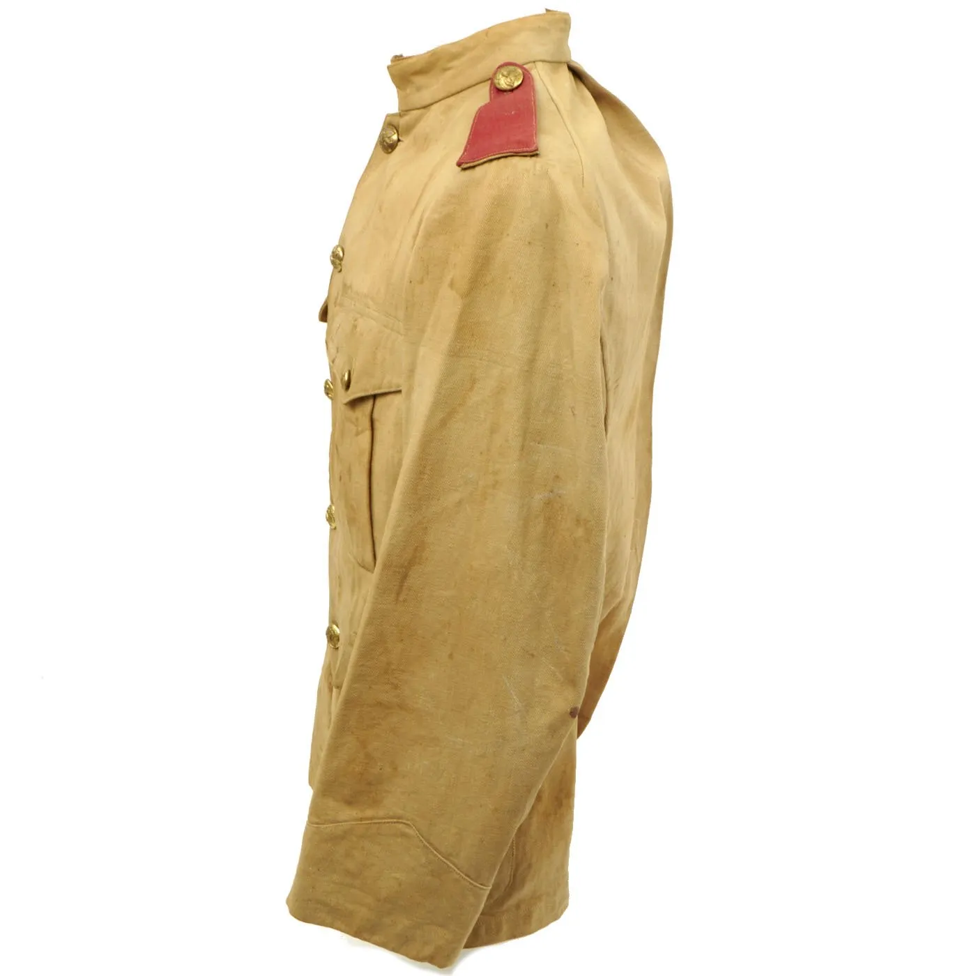 Original Spanish American War Era Philippine-Made Model 1899 Tropical Coat - Artillery