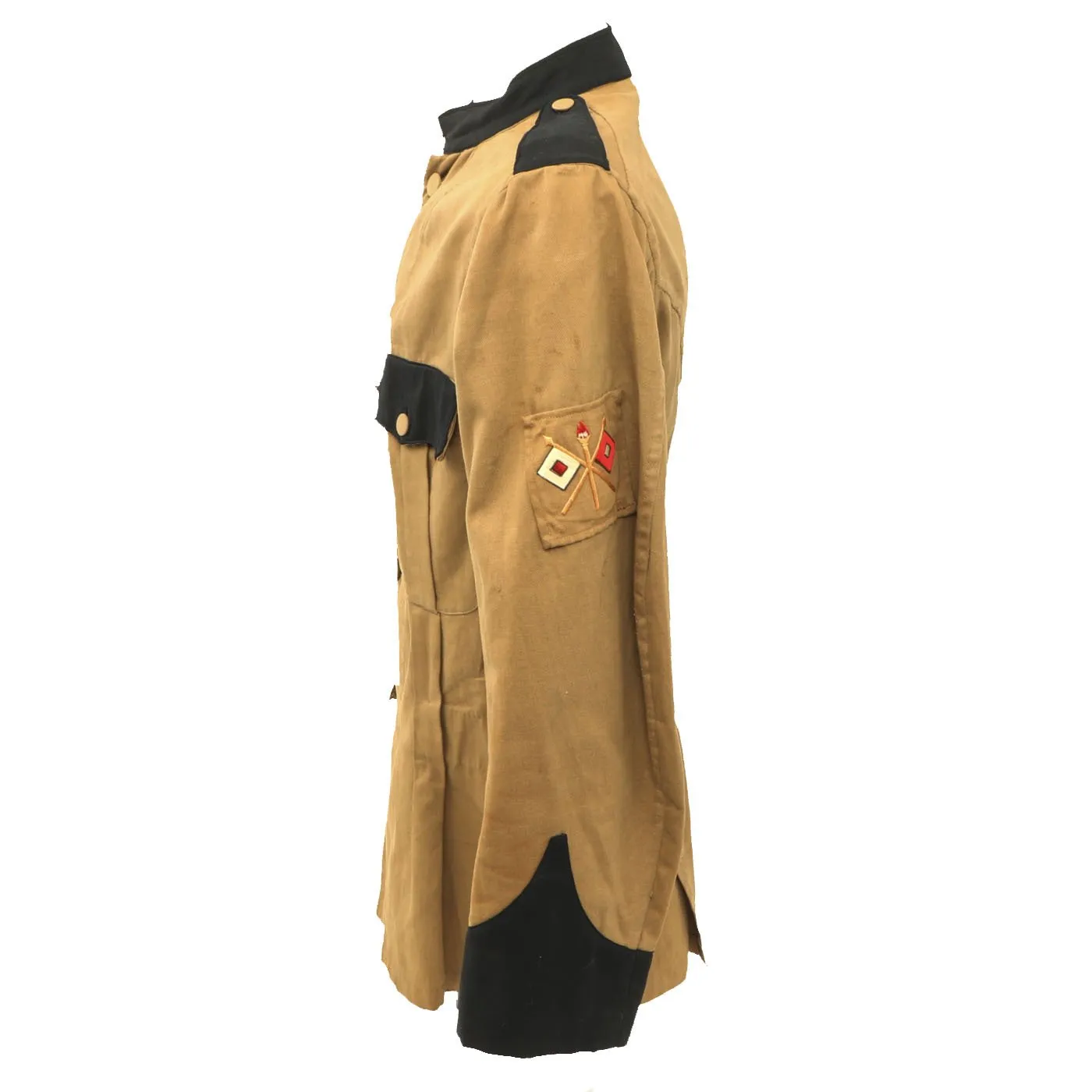 Original U.S. Spanish American War Philippine Insurrection Theater Made M-1898 Coat with Signal Corps Insignia