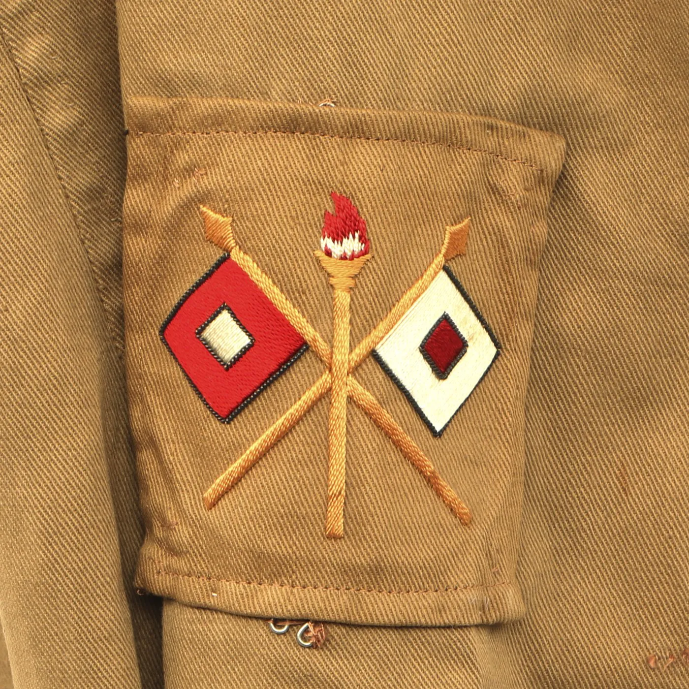 Original U.S. Spanish American War Philippine Insurrection Theater Made M-1898 Coat with Signal Corps Insignia