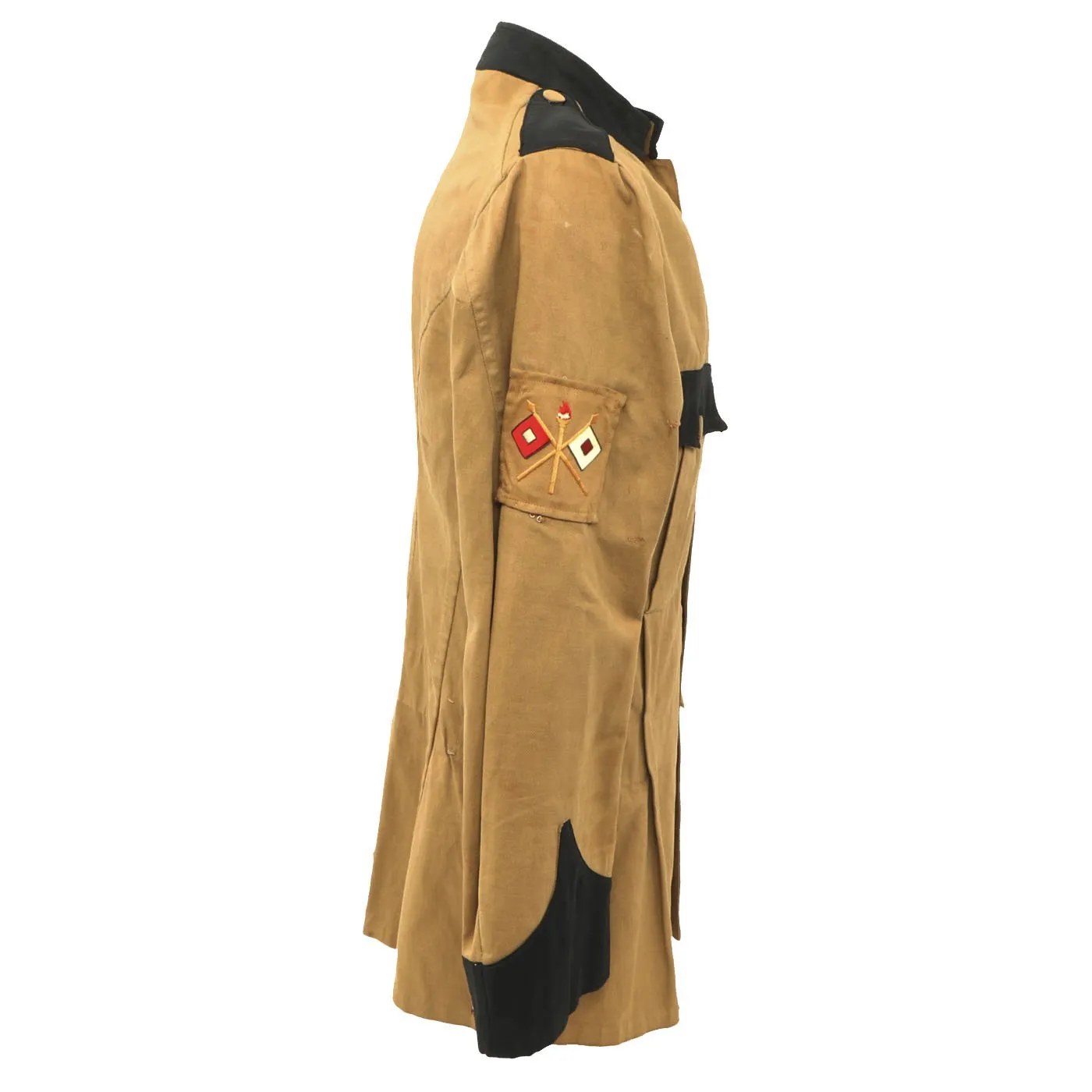 Original U.S. Spanish American War Philippine Insurrection Theater Made M-1898 Coat with Signal Corps Insignia