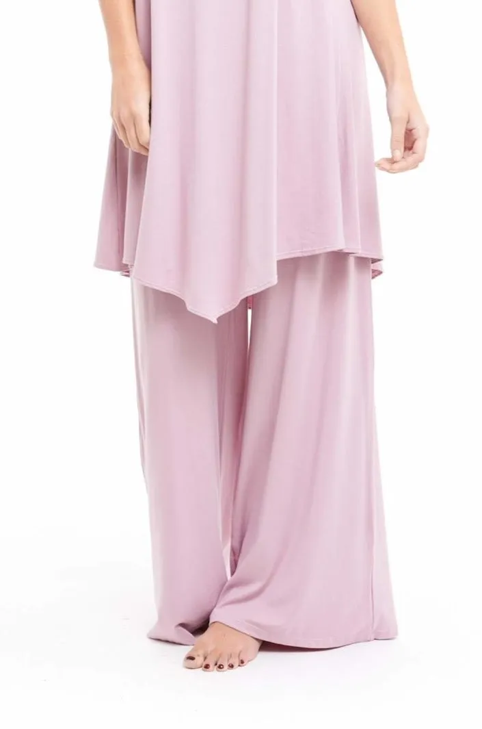 PALAZZO PANTS ROSEWOOD