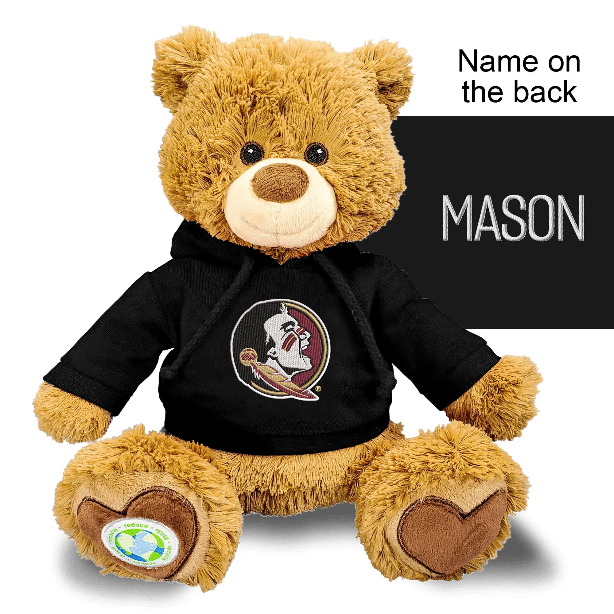 Personalized Florida State Seminoles 10" Plush Bear 2