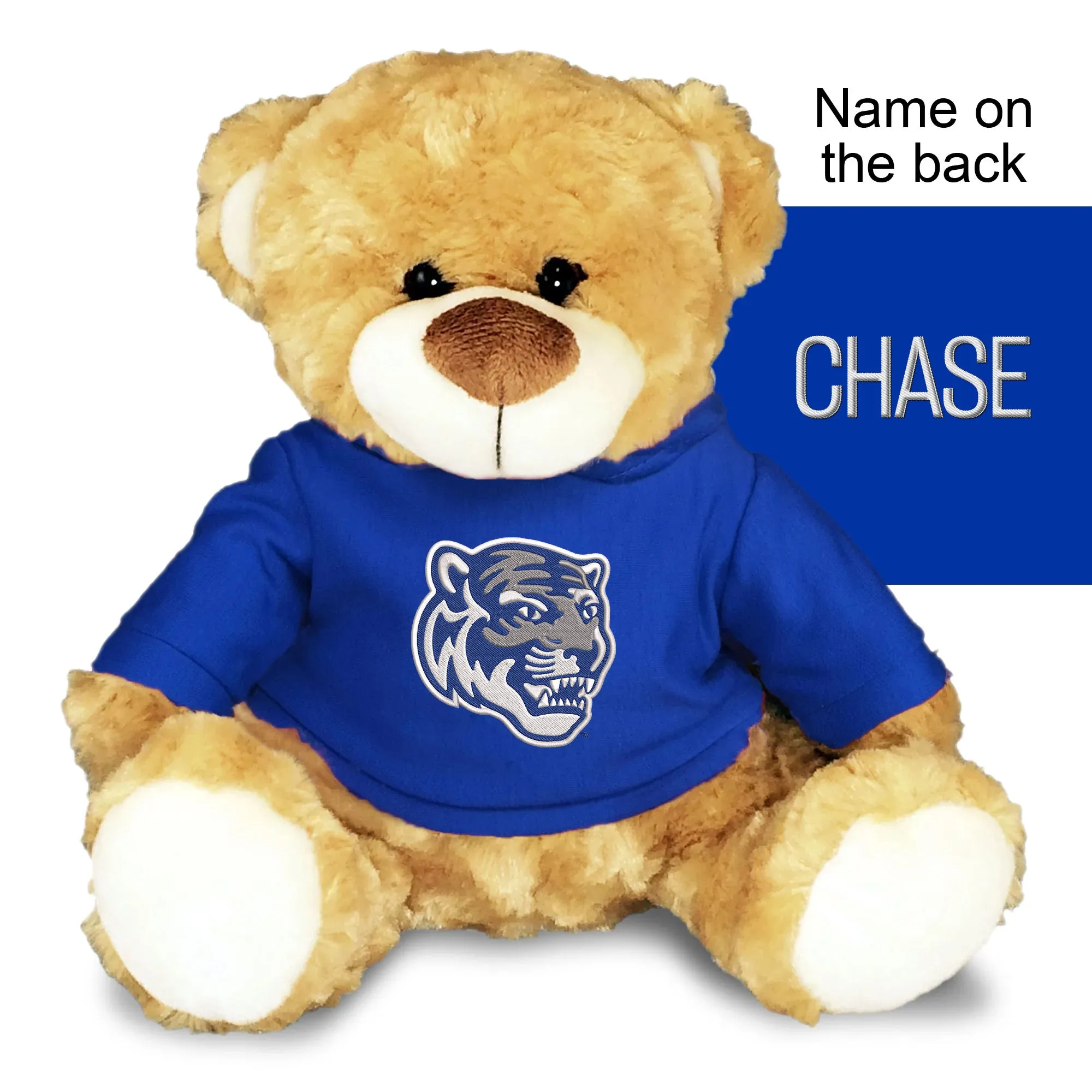 Personalized Memphis Tigers Tiger Head 10" Plush Bear