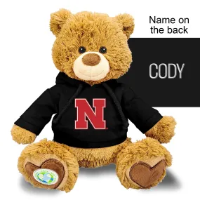 Personalized Nebraska Cornhuskers 10" Plush Bear 2