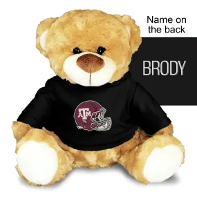 Personalized Texas A&M Aggies Helmet 10" Plush Bear