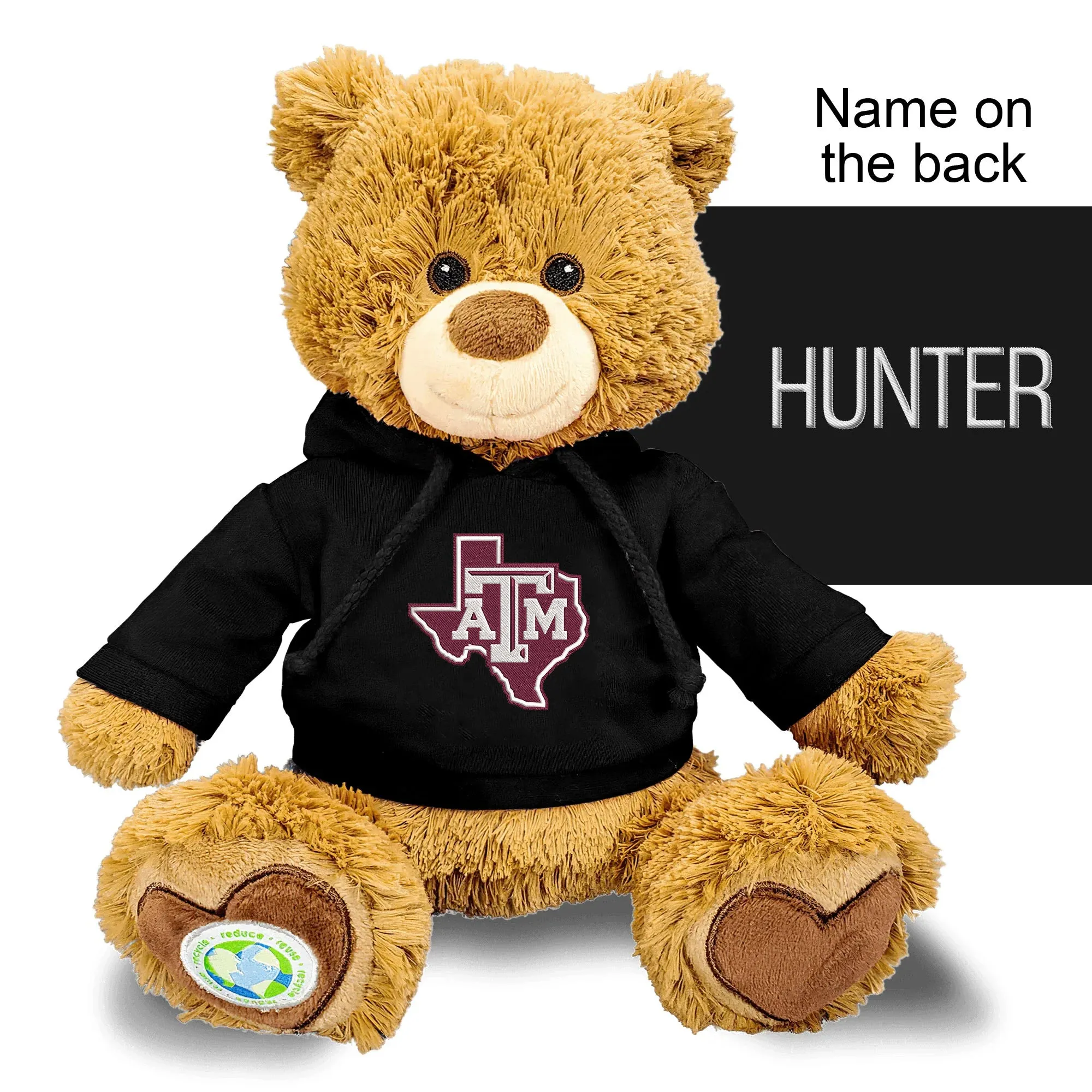 Personalized Texas A&M Aggies Texas 10" Plush Bear 2