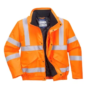 Portwest Hi-Vis Bomber Jacket (URT32ORR)