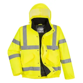 Portwest Hi-Vis Bomber Jacket (US463YER)