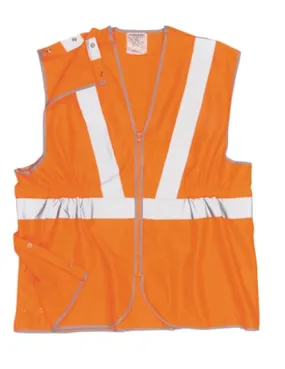 Portwest Rail Hi Vis Anti Tangle Zipped Rail Vest RIS 3279- RT20