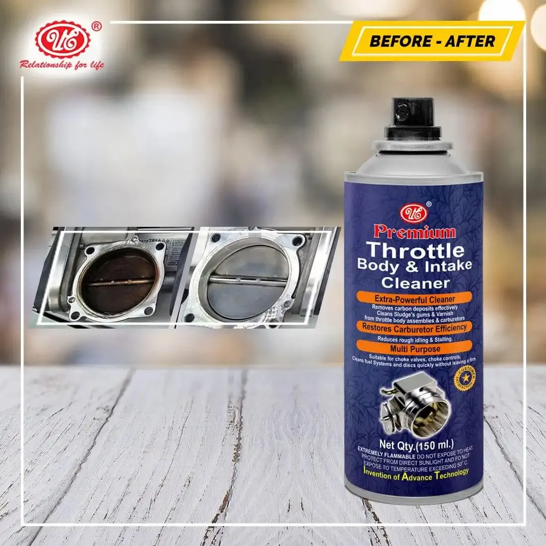 Premium Throttle Body Cleaner Air Intake and Carburetor Choke Cleaner Fuel Oil Deposit Remover Spray