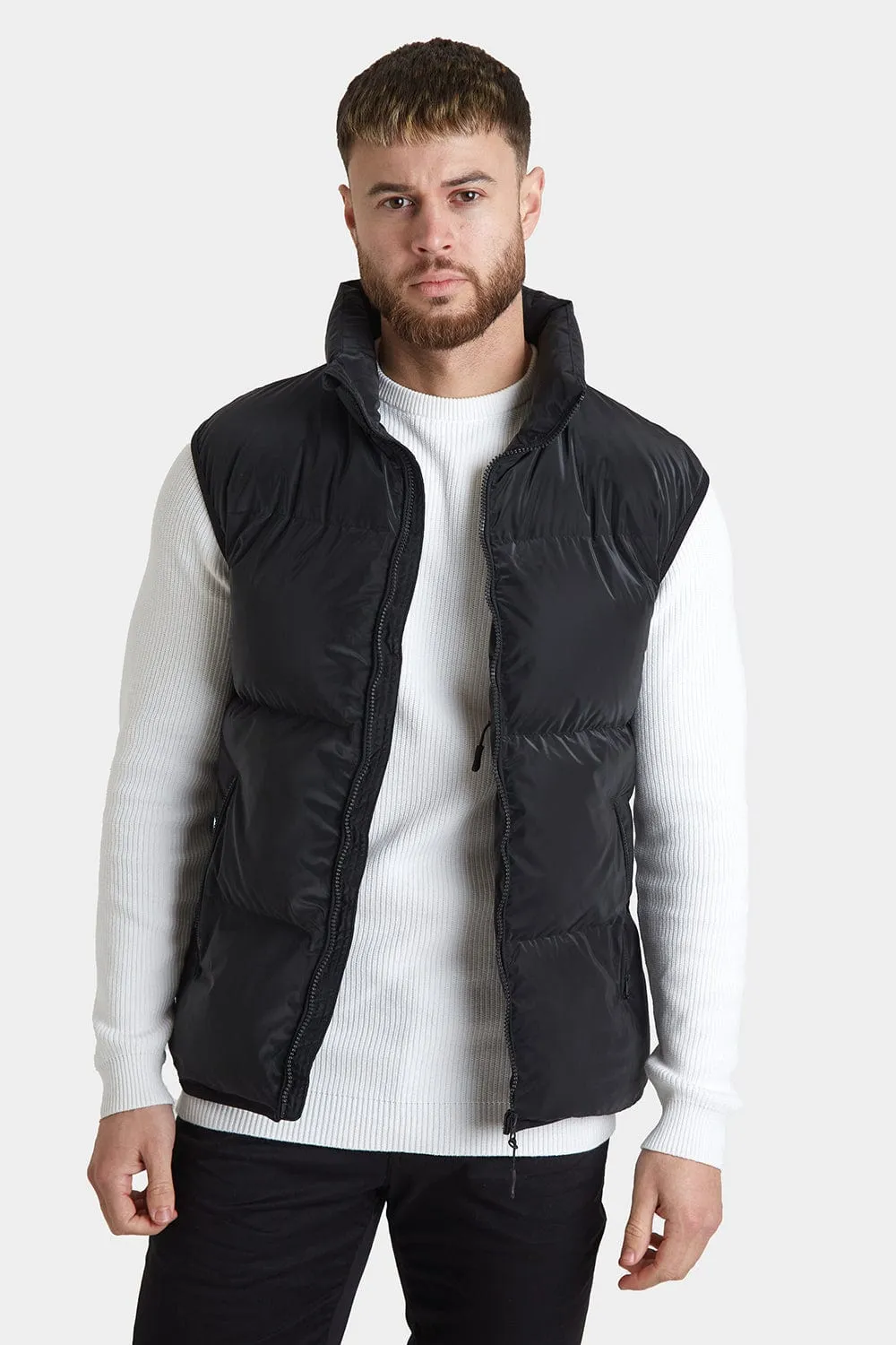 Puffa Gilet in Black