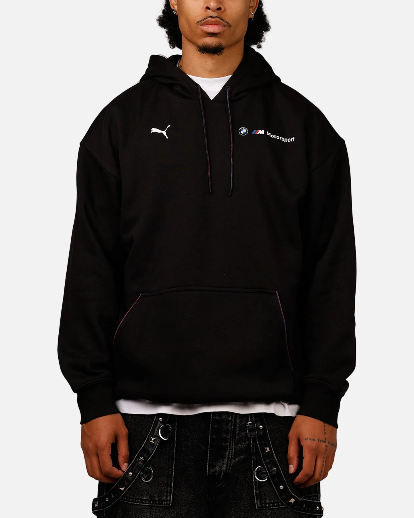 Puma X BMW MMS Motorsport Essential Fleece Hoodie Black