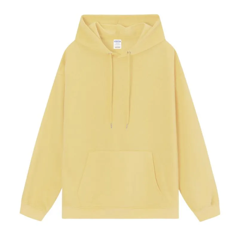 PURE COTTON CLEAR COLOR HOODIE