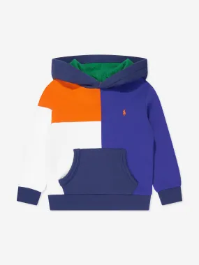 Ralph Lauren Boys Colourblock Hoodie in Multicolour