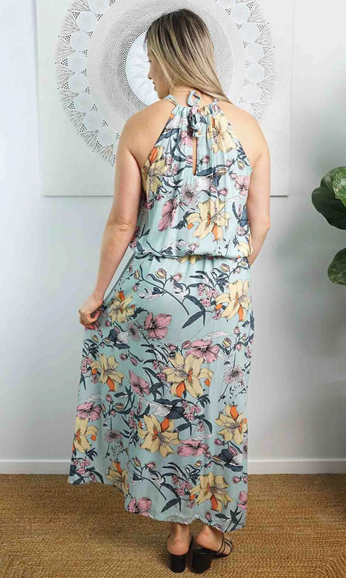 Rayon Dress Chloe Long Flemington, More Colours