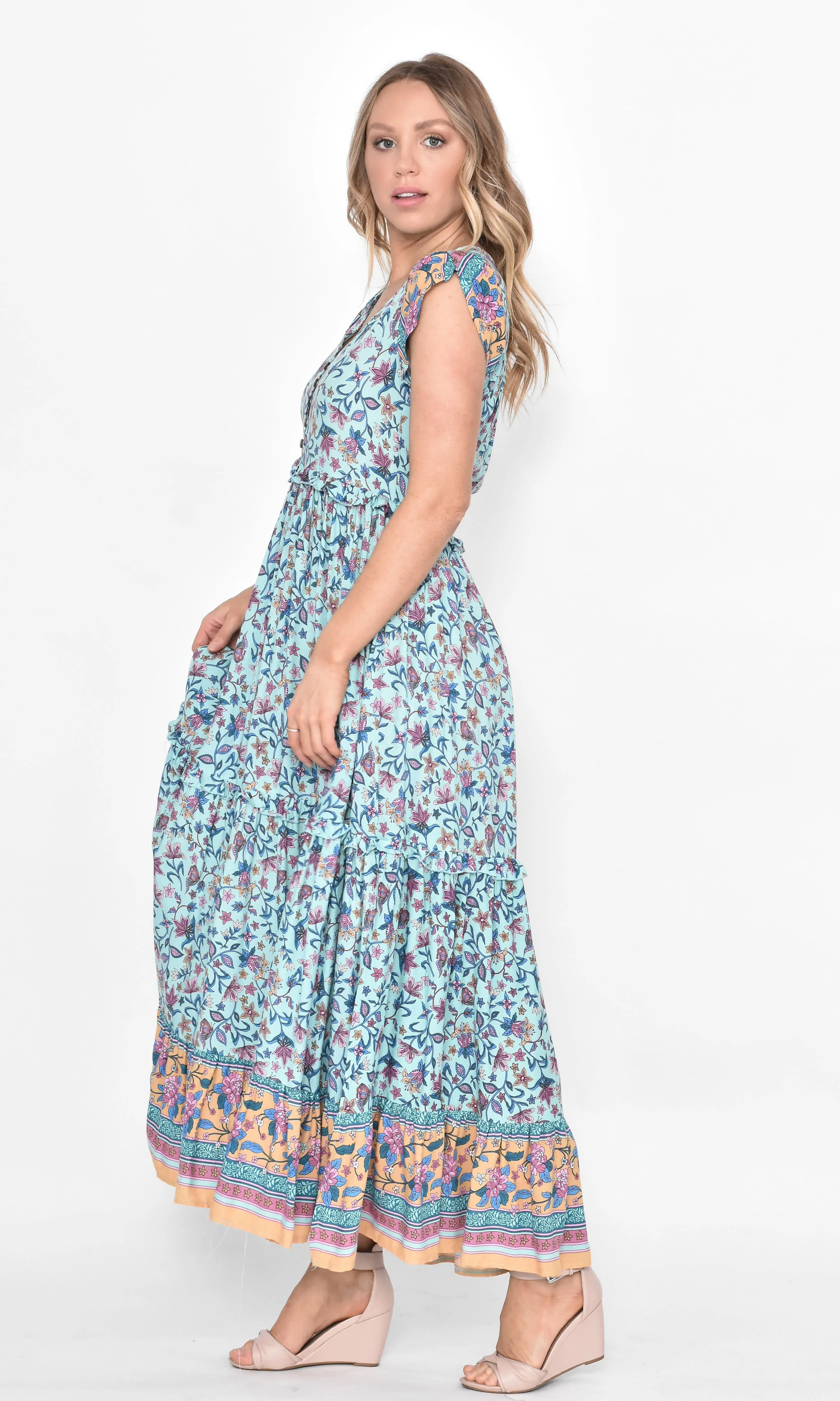 Rayon Dress Maxi, More Colours