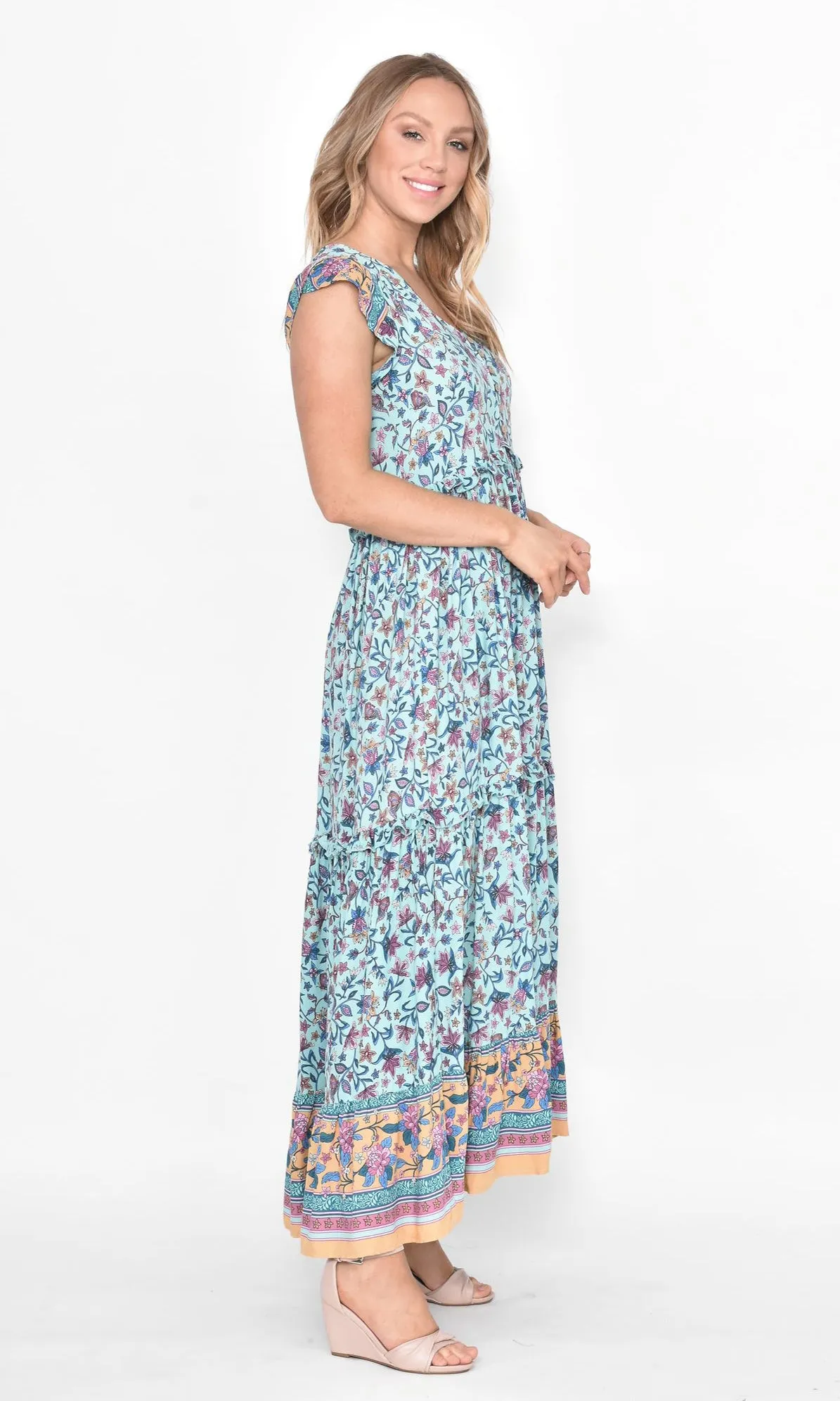 Rayon Dress Maxi, More Colours