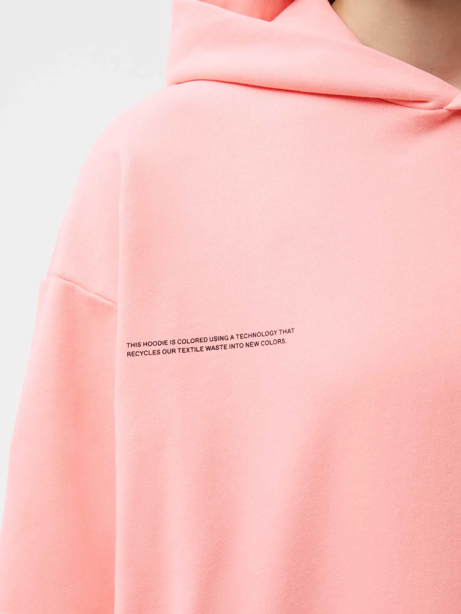 Re-Color Hoodie—coral pink